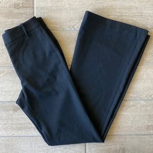 Nili Lotan Black 100% Virgin Wool Flare Leg Trousers Size: 2